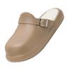 Zapatos Birkenstock Impermeables para Mujer 2026 Otoño e Invierno Nuevo Estilo Birkenstock sin Cierre con Forro de Lana, Suela Gruesa, Zuecos Cerrados para Uso en Exteriores