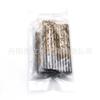 Juego de 60 piezas de brocas helicoidales de vástago recto chapadas en titanio de 1 mm a 3.5 mm, dorado, para taladro eléctrico, para taladrar, juego de brocas pequeñas