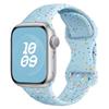 Correa de silicona para Apple Watch con hebilla de mariposa arcoíris Color Point, correa de silicona Ultra para iwatchSE9 Generation
