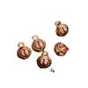 Flor de Ameixa DIY gota de óleo retenção de cor galvanoplastia bolsas sapatos roupas embalagem pulseira colar acessórios de liga bênção chinesa