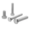 En stock tornillos de hexágono exterior de rosca completa DIN933 M3-M18 tornillos de hexágono exterior tornillos de acero inoxidable 304