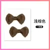 Peruca para Mulheres com Presilha de Cabelo com Laço, Coque Postiço, Argola de Cabelo, Presilha Bico de Pato, Grampo, Coque Postiço de Fibra de Alta Temperatura