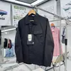 Chaqueta para Hombre Resistente al Desgaste, Repelente al Agua, Serie V de Negocios, para Viajes Urbanos, Ligera, para Exteriores, Abrigo Cortavientos con Cuello de Solapa, Estilo Camisa
