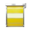 Taller de fábrica de instalación, puerta de persiana enrollable rápida con cortina suave de PVC, puerta de fábrica electrónica, sala limpia, puerta rápida industrial de inducción automática