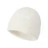 Gorro Casual Frío Personalizado de Amazon 2025 para Mujer Otoño e Invierno Color Sólido Gorro de Punto Estilo Coreano Versátil Gorro de Lana Gorro de Piel de Melón