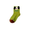Calcetines para Niños Primavera/Verano Calcetines Finos de Algodón Calcetines de Malla Verano Infantil Calcetines Cortos Ultra-Delgados Calcetines de Perro de Dibujos Animados para Bebé de Media Pantorrilla