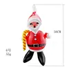 Muñeco Inflable de PVC de Papá Noel Retrato Familiar Adornos Navideños Accesorios de Decoración para Tienda de Centro Comercial Suministro Transfronterizo