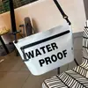 Bolsa de Armazenamento Impermeável de PVC para Viagem à Praia Mais Vendida, Bolsa de Higiene Pessoal de Ombro Cruzado para Natação, Bolsa Impermeável para Celular de Grande Capacidade