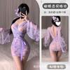 Lencería Sexy Transparente Camisón Mariposa Coqueto Sexy Qqny Pijama Set Tentación Deseo Puro