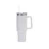 Nuevo Vaso para Coche de Segunda Generación de 40 oz Vaso de Aislamiento Térmico de Acero Inoxidable con Asa Vaso con Pajita Vaso Portátil para Exterior para Coche