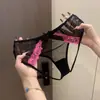 Bragas de Encaje Francés para Mujer, Estilo Delgado de Verano, Tiro Bajo, Huecas, Sexy y Atractivas, Braguitas Huecas de Puro Deseo