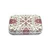Caja Metálica de Hojalata 76*51*20mm Caja de Hojalata con Tapa Abatible y Bisagra para Guardar Dulces, Accesorios Pequeños y Manualidades