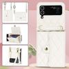 Funda plegable cruzada Z Flip4 para Samsung Flip3, estilo fragante, con diseño de tarjeta de órgano, funda protectora para teléfono
