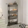 Estante de Almacenamiento Montado en Puerta, Gabinete de Almacenamiento para Espacios Estrechos, Organizador de Bolsas, Carrito Móvil, Estante de Exhibición de Bolsas de Cuero, Gabinete de Almacenamiento Estrecho