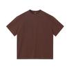 25 novas camisetas masculinas 260g marca de maré pesada lavagem antiga tingimento de cera tingimento sal frito deslumbrante camiseta de manga curta desgastada masculina