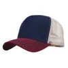 Nueva gorra de malla transpirable con combinación de colores de moda para leche de té, escuela, deportes, sombrero de protección solar, se puede hacer con LOGOTIPO