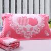 Toalla de almohada de rizo doble cara afelpada adulto aumento grosor suave pareja caricatura torsión estilo antiguo absorbente fábrica al por mayor