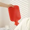 Bolsa de Agua Caliente de Goma para Llenar Agua Compresa Caliente a la Antigua para Calentar el Vientre Bolsa de Agua Caliente Caliente Gruesa a Prueba de Explosiones Antiescaldaduras de Felpa