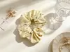 Scrunchies de Tela Estilo Vintage al por Mayor, Cintas para el Cabello Coreanas con Bordado Floral a Cuadros, Suministro para Tiendas de Accesorios, Directo de Fábrica