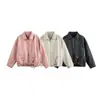 Yidao Vintage 2026 Primavera Marca de Moda para Parejas Diseño Decorado con Cremallera Chaqueta Holgada con Solapas para Hombres y Mujeres