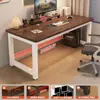 Mesa de Computador para Quarto, Mesa Desktop para Casa, Mesa de Estudo para Estudantes, Mesa Retangular Simples para Jogos para Apartamentos de Aluguel, Mesa de Escritório