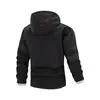 Chaqueta con capucha cortavientos nueva para hombre Otoño/Invierno 2026, Abrigo de moda versátil con cuello alto, Sudadera con capucha de cuello alto simple para hombre