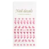 Pegatinas para Uñas de Lazo Lineal, Simples y Versátiles, Pegatinas Versátiles para Uñas de Lazo, Estilo Joyería Dh