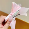 Pinza para el Cabello con Lazo Texturizado, Accesorio para el Cabello Estilo Ballet para Niña, Pasador Dulce para Niños, Tocado Estilo Francés de Encaje de Malla