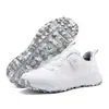 Comercio Exterior Transfronterizo Zapatos de Golf para Hombres y Mujeres Impermeables Botón Giratorio Zapatos de Golf para Pareja Zapatilla Deportiva Casual