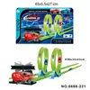 Cross-Border Amazon Track Pull-Back Alloy Car Toy Gift for Boys and Girls, Children's Metal Racing Car