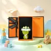 Produto Acabado de Crochê DIY Feito à Mão Chaveiro de Flor de Mão Pequeno Pingente Presente de Aniversário Chaveiro de Carro para Venda por Atacado