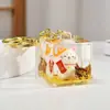 Enfeites de mesa preenchidos com óleo gato da sorte de areia movediça dourada chaveiro de acrílico criativo pingente de bolsa pequenos presentes atacado