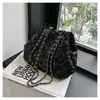 Bolsa feminina deslumbrante, moderna e versátil 2026, nova bolsa transversal de lantejoulas personalizada da moda, bolsa de ombro elegante de alta qualidade