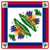 Bandana de Algodão Europeia e Americana Hip-Hop Moda de Rua Personalidade Bandeira Punk Ciclismo Esportes Lenço de Cabeça