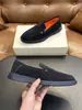 Sapatos masculinos de camurça estilo italiano de luxo leve para o dia a dia com forro laranja STN, sola grossa antiderrapante, modelo popular de comércio exterior, sapatos versáteis para o dia a dia