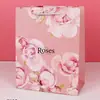 1#XL bolsa de papel de corda simples e fashion bolsa de presente para roupas cosméticos bolsa de corda portátil bolsa para compras de feriado