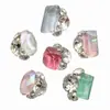 Tamanho Pequeno, Sem Bandeja Base, Decorações para Unhas com Strass de Cristal, Super Brilhantes, Transparente Gelo, Formato de Ovo de Pombo, Ângulo Reto, Quadrado Gordo, Acessórios de Bola de Diamante Acabados