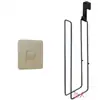 Porta-Papel Toalha de Cozinha de Luxo Leve Sem Furos, Porta-Papel Higiênico de Banheiro, Prateleira de Armazenamento de Parede, Cabideiro de Metal