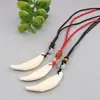 Colar de Espinhos Colar com Pingente Masculino Joias da Moda Estilo Coreano Personalidade Não Convencional Retrô Dentes de Cachorro