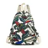 Mochila Nueva Estilo Comercio Exterior Graffiti Estilo Chino para Mujer, Mochila Casual de Viaje de Moda, Se Puede Usar como Bolso de Hombro Único, Mochila Escolar de Tela Oxford para Mujer