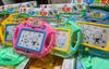 Tablero Colgante Juego de Tablero para Niños Casa de Juego Utensilios de Cocina de Simulación Postre Pistola de Balas Blandas Juego de Tablero Colgante Suministro para Puesto Callejero Venta al por Mayor