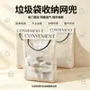 Armario de Casa Puerta Bolsa de Plástico Almacenamiento Bolsa de Malla Montada en Pared Gran Capacidad Bolsa de Basura Organización Almacenamiento Artefacto de Almacenamiento