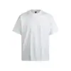 Camiseta de Manga Corta Patchwork Desestructurada Básica de Moda Buttertiger para Hombre y Mujer, Cuello Redondo Holgada de Verano T616