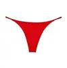 Nueva versión de tanga sexy de doble capa fina para fitness, tiro bajo, bikini de doble capa para mujer, lencería sexy con forma de T G100