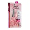 Tijeras para Cejas, Recortador de Cejas Plegable, Afeitadora, Anti-Rayaduras, Set para Recortar Cejas para Principiantes, Herramienta de Belleza, Portátil