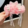 Novos Acessórios de Cabelo Estilo Vintage de Verão, Presilhas de Cabelo com Laço de Desenho Animado, Fitas de Princesa Hanfu, Enfeites de Cabelo Infantis, Fornecimento Atacadista