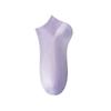 Calcetines Zhuji sin costuras para mujer de verano delgados calcetines bajos de algodón puro que no se caen calcetines cortos blancos verano máquina de tejer todo en uno
