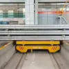 Vehículo de Transporte de Tubería de Acero para Taller Automatizado Vehículo Eléctrico de Plataforma Autopropulsado Hidráulico para Viajes de Corta Distancia con Suministro de Energía por Cable