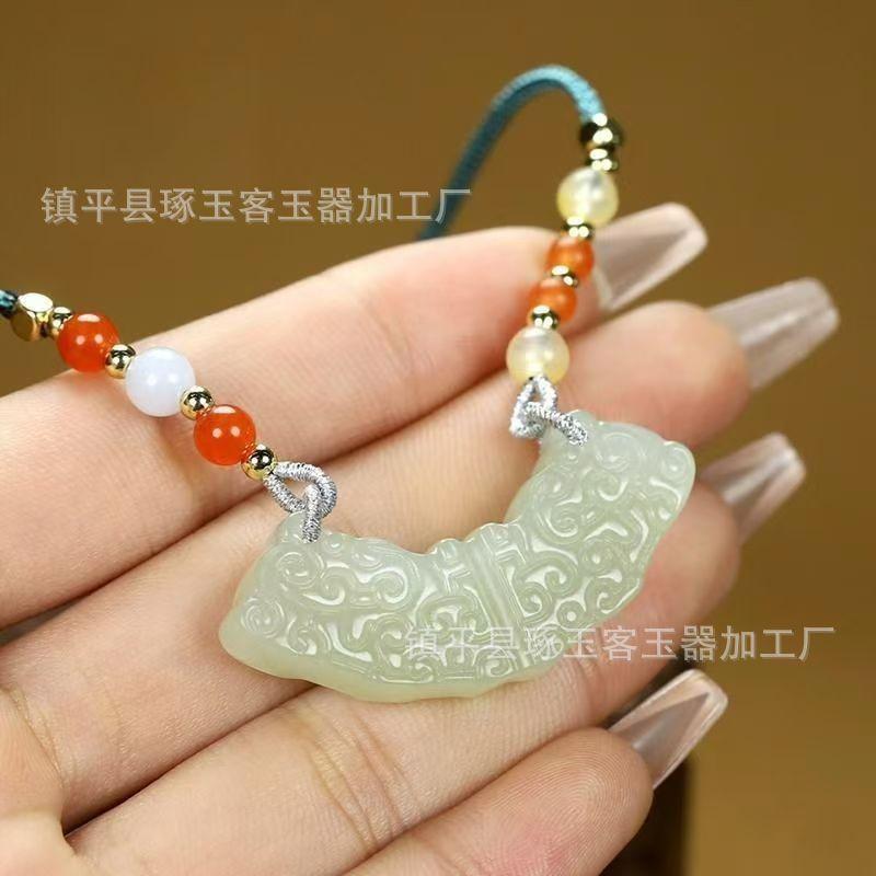 阿富汗玉貔貅吊坠