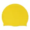 Touca de natação de silicone adulto masculino e feminino cor sólida fabricantes de touca de natação atacado touca de natação de cor sólida touca de natação à prova d'água
